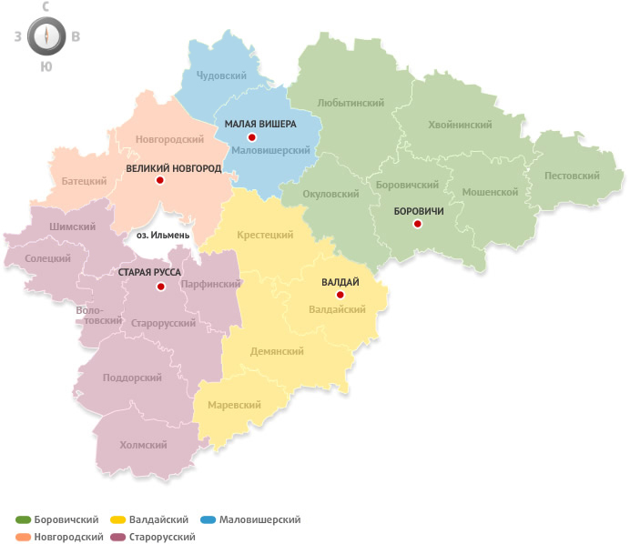 Карта малая вишера новгородская область